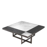 Table basse noir et blanc Hermoza