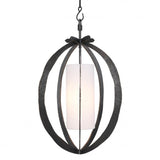 Lustre lanterne en bronze Luciano