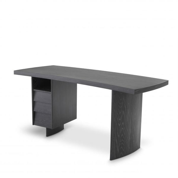 Bureau gris en chêne anthracite Virage