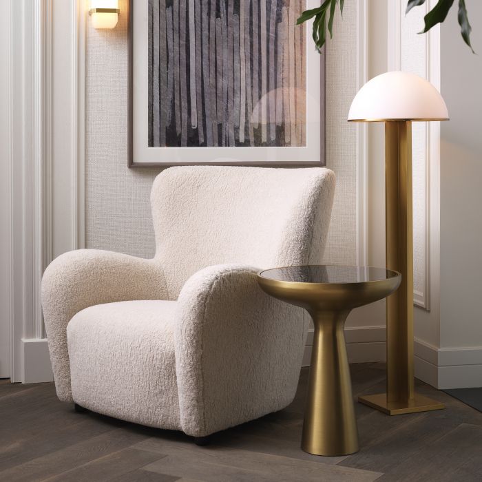 Fauteuil brisbane crème Svante L