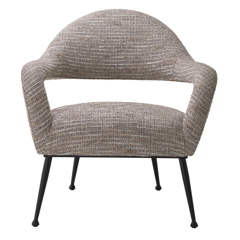 Fauteuil beige Mademoiselle Lombardi