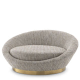 Canapé rond Mademoiselle beige Duardo