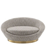 Canapé rond Mademoiselle beige Duardo