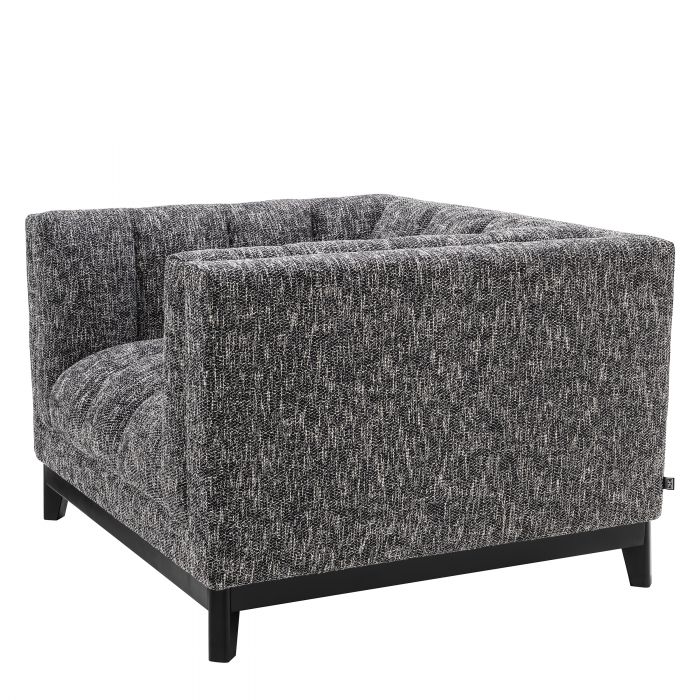 Fauteuil cambon noir Ditmar