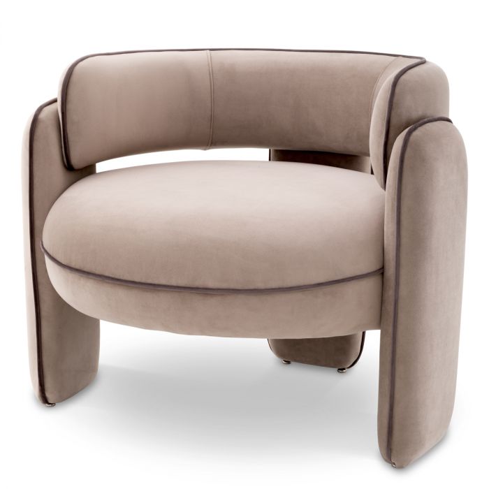 Fauteuil Chaplin Taupe